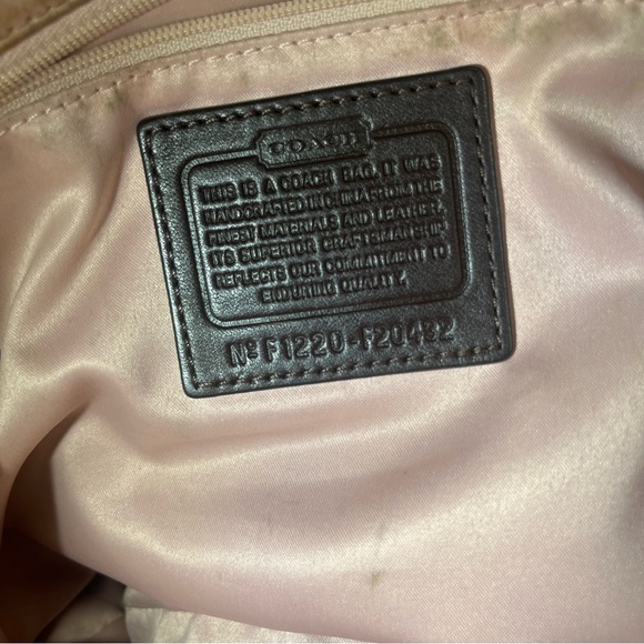 COACH F20432 CHOCOLATE Brown Patent Leather Shoulder Bag handbag Purse - Picture 15 of 15